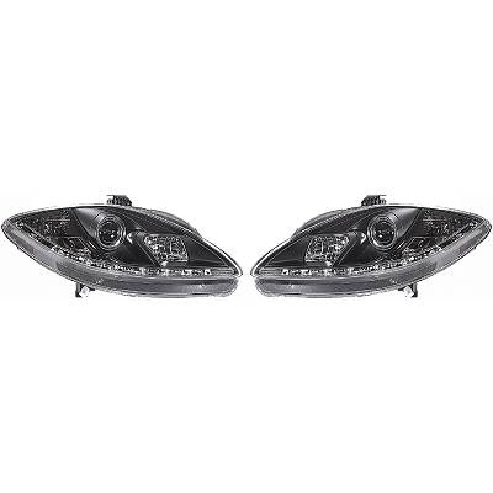 Jogo de faróis principais para Seat Toledo/Leon/Altea 09-12