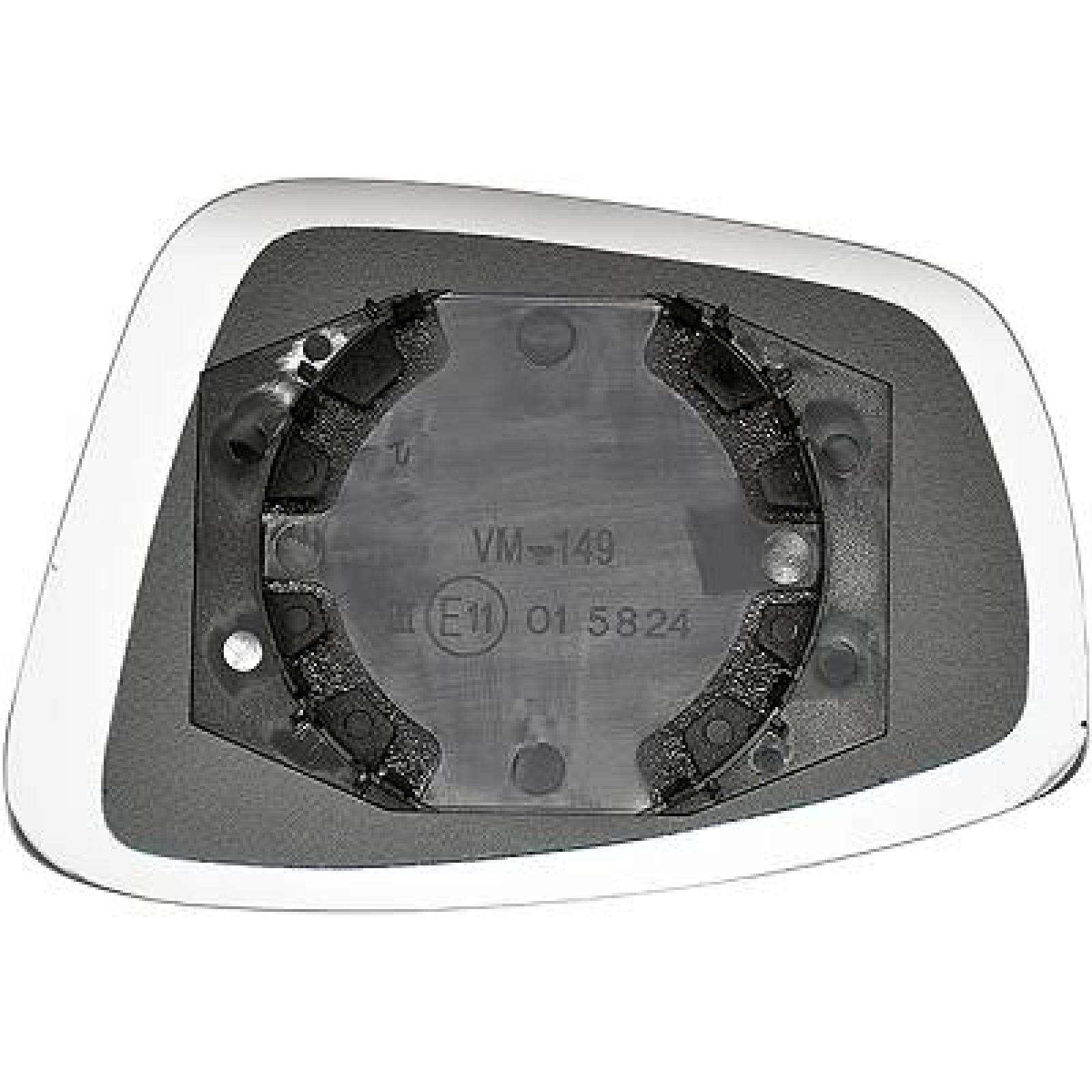 Vidro de espelho, espelho retrovisor exterior Direito para Seat Toledo Leon 12-16