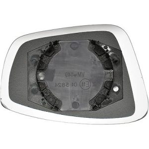 Vidro de espelho, espelho retrovisor exterior Esquerdo para Skoda Rapid 17->>