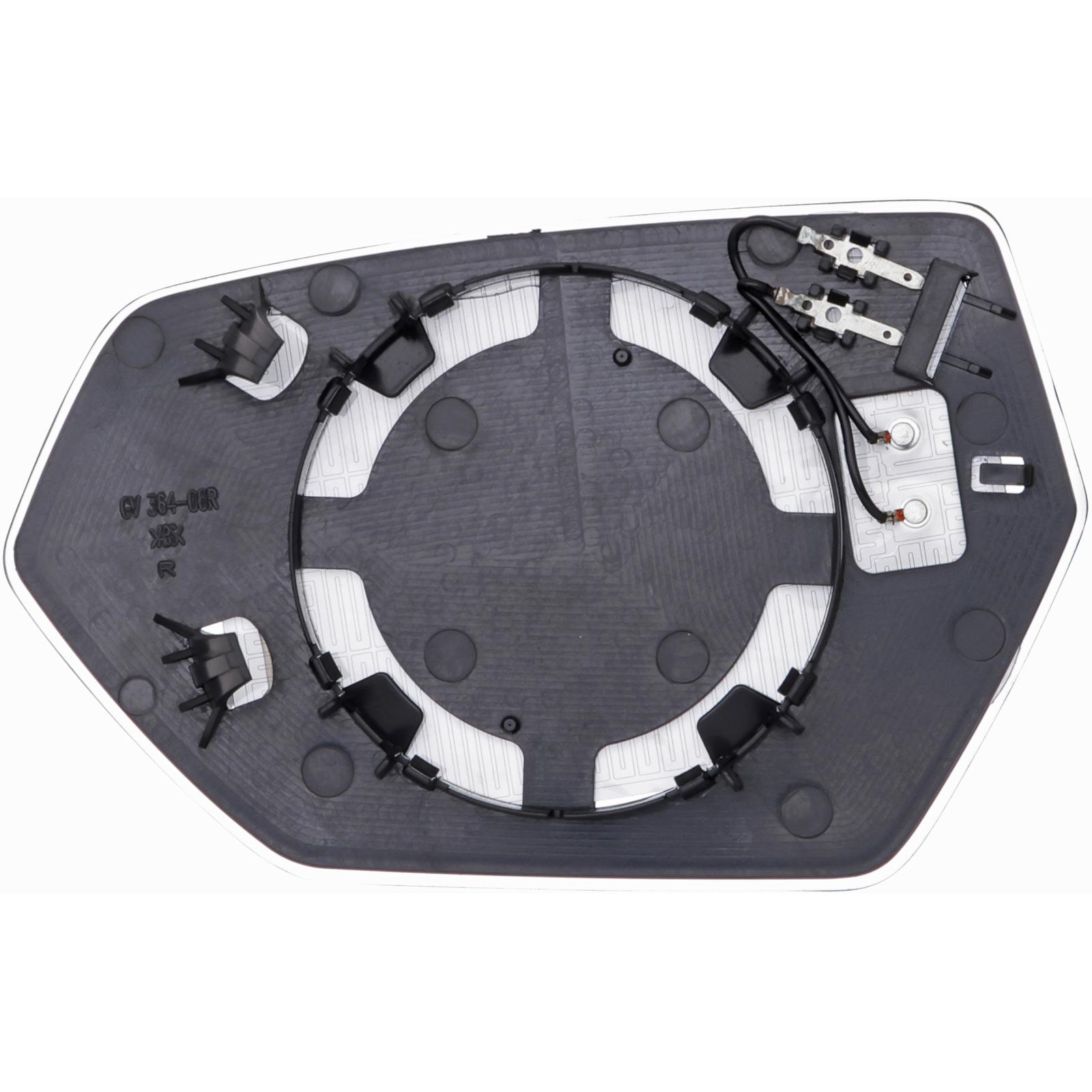 Vidro de espelho, espelho retrovisor exterior para Seat Leon 21->>