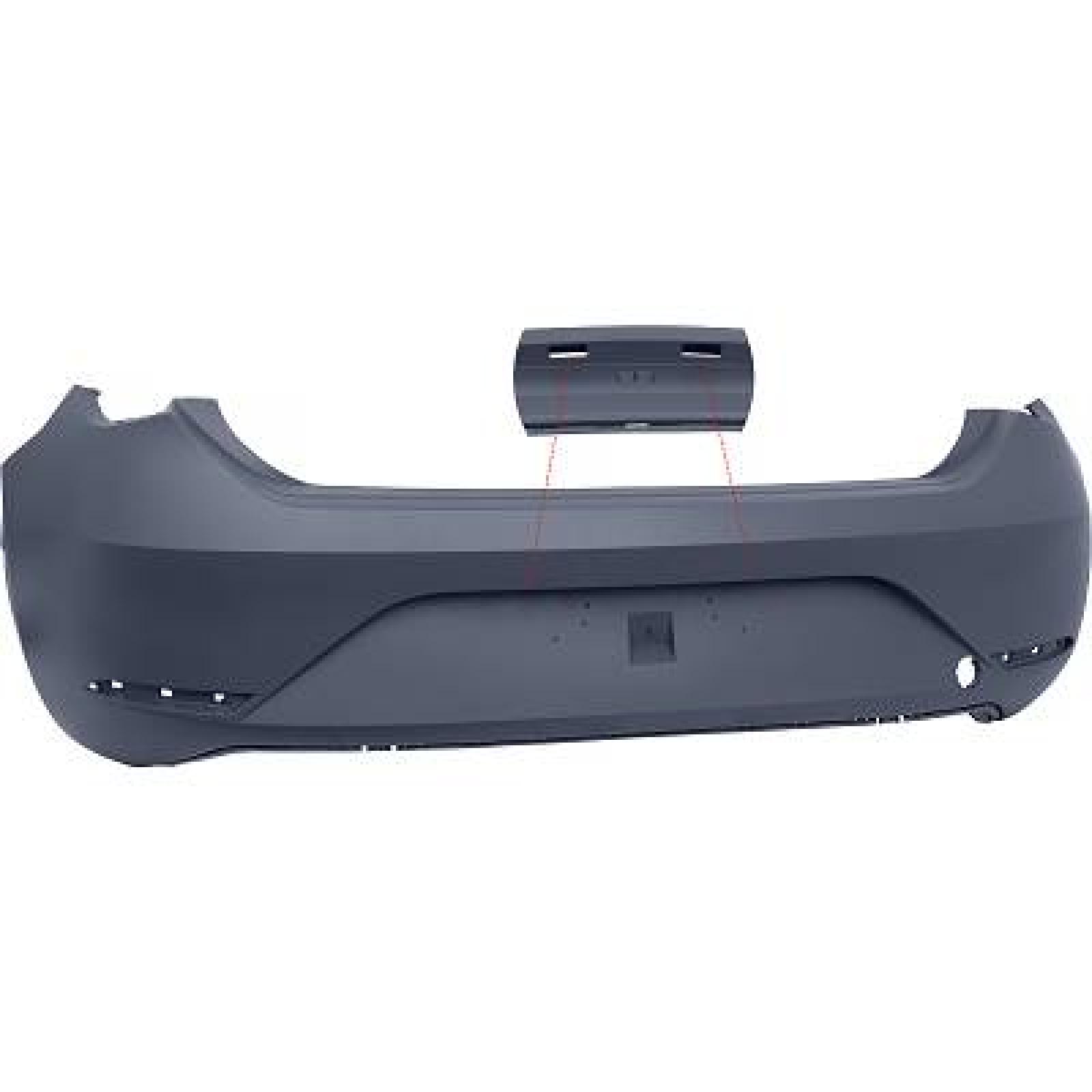 Pára-choques Traseiro para Seat Leon Berlina/Carrinha 20->>