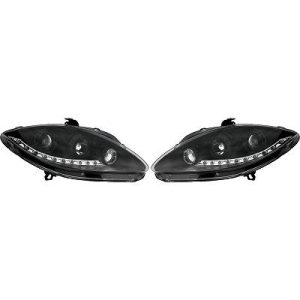 Jogo de faróis principais para Seat Toledo/Leon/Altea 04-09