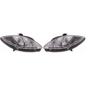 Jogo de faróis principais para Seat Toledo/Leon/Altea 04-09