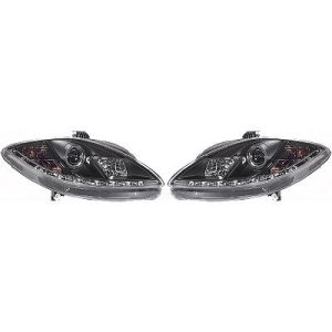 Jogo de faróis principais para Seat Toledo/Leon/Altea 04-09