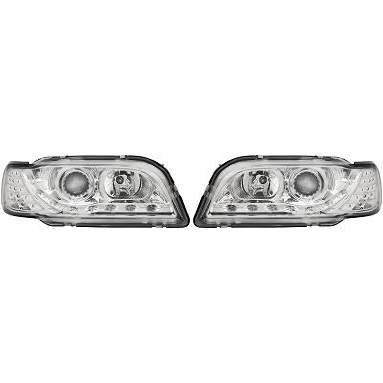 Jogo de faróis principais para Volvo S40/V40 95-04