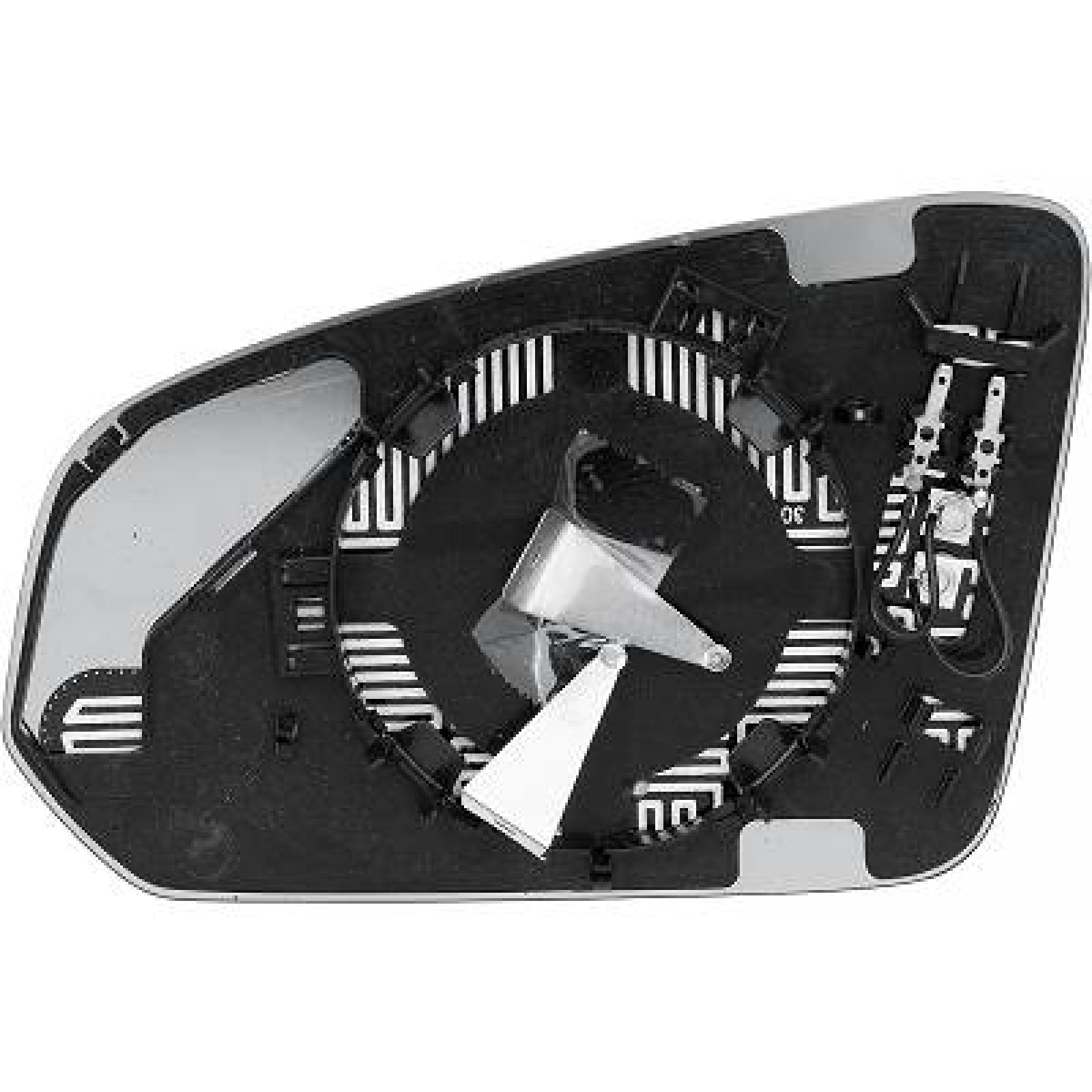 Vidro de espelho, espelho retrovisor exterior Direito para Volvo S90 V90 17->>