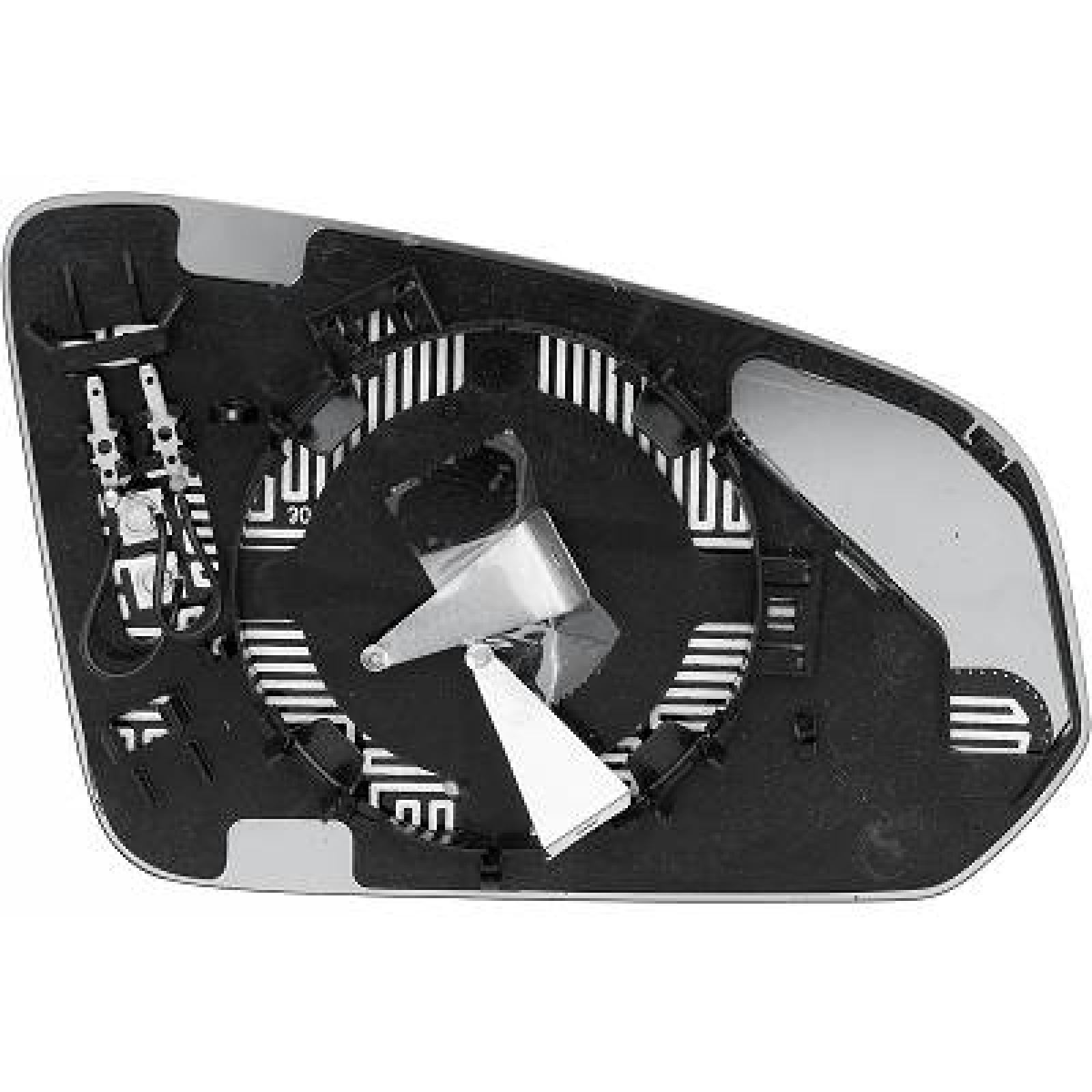 Vidro de espelho, espelho retrovisor exterior Esquerdo para Volvo S60 V60 (Typ Y20) 19->>