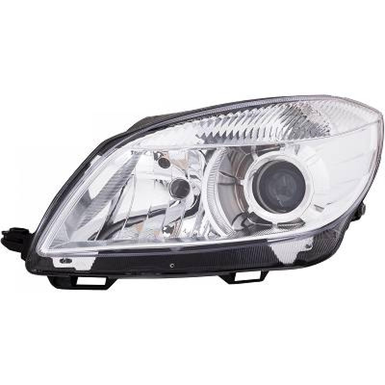 Farol principal Esquerdo para Skoda Fabia 3/4/5 portas/Carrinha 10-14