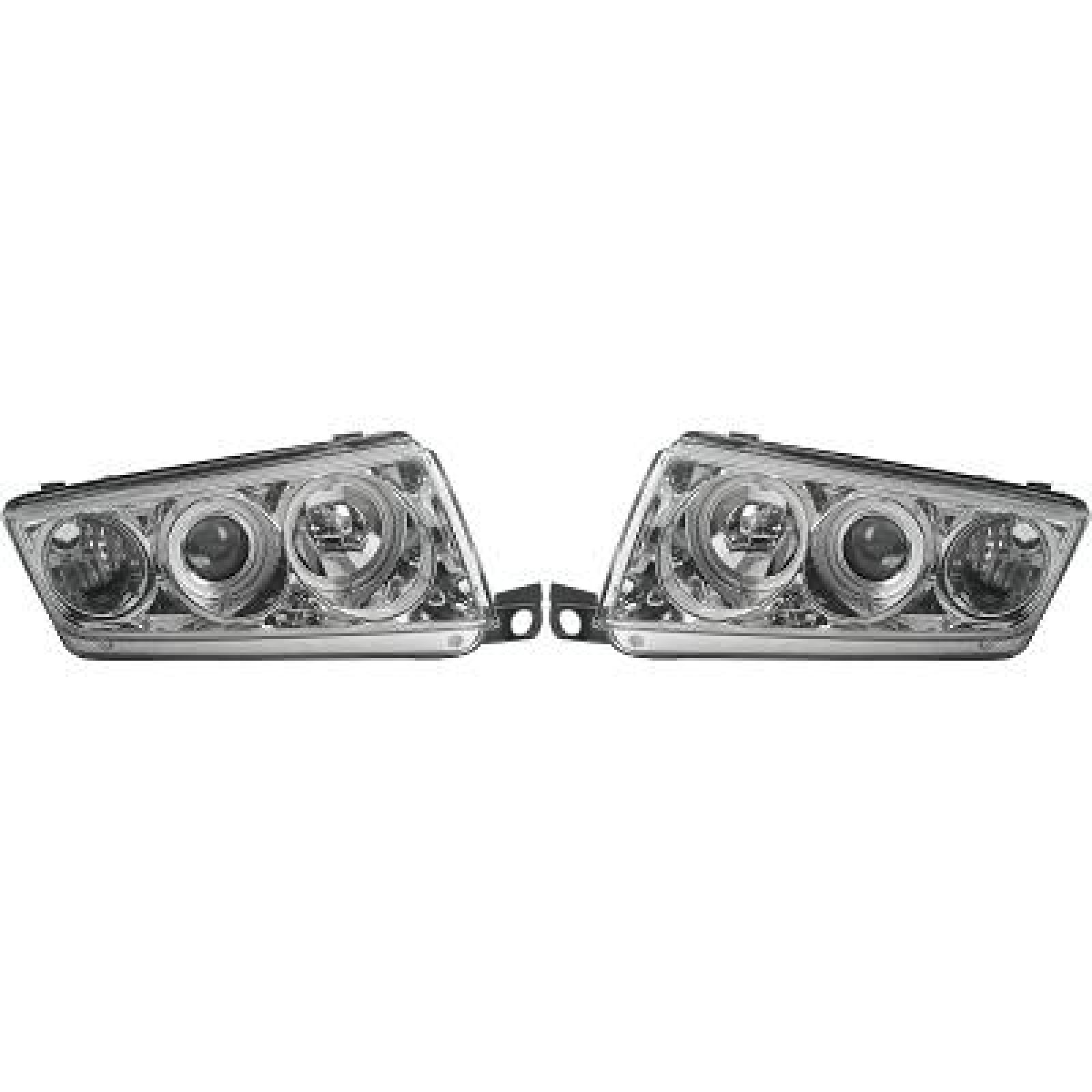 Jogo de faróis principais para Skoda Fabia3/4/5 portas/Carrinha 99-07