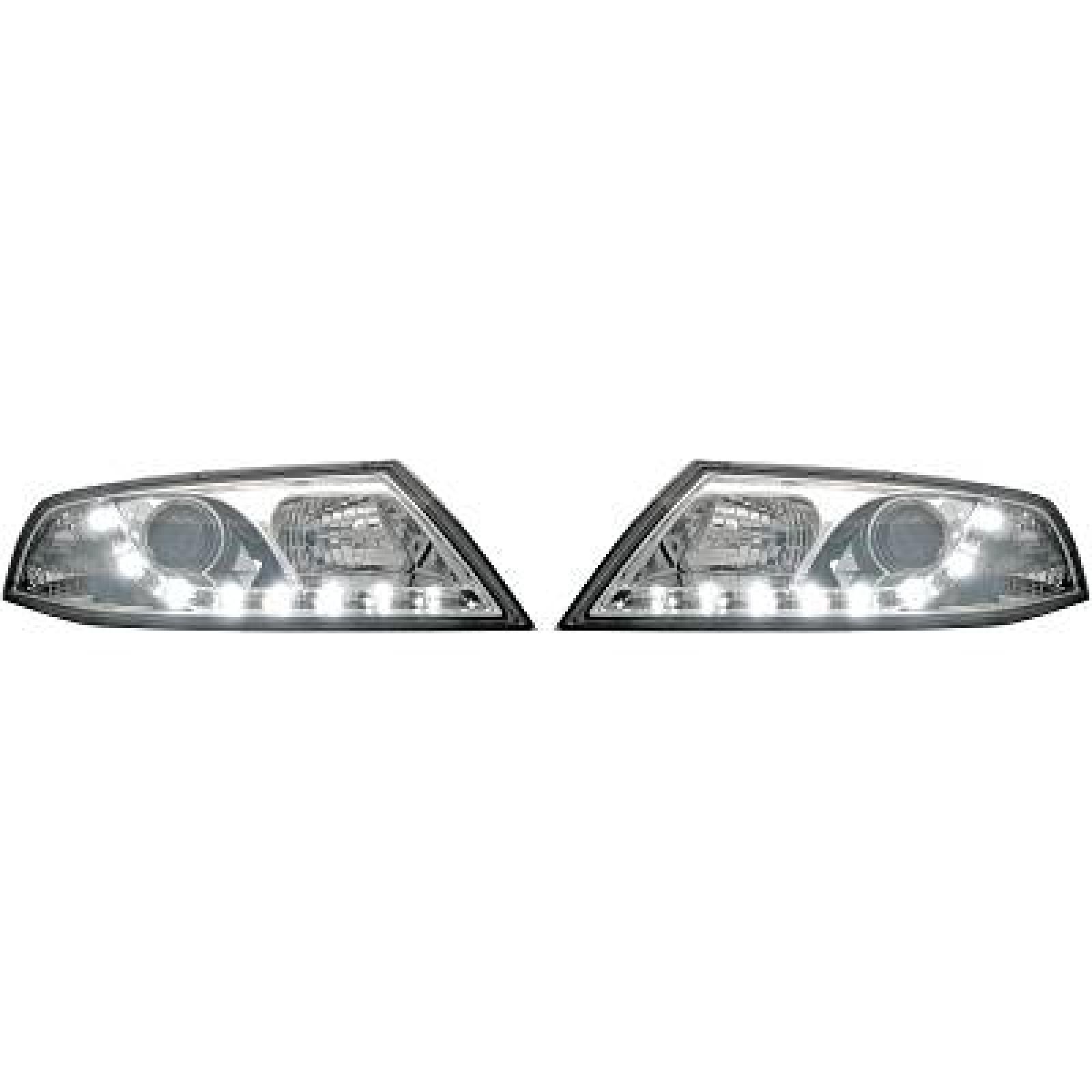 Jogo de faróis principais para Skoda Octavia Berlina/Carrinha 04-08