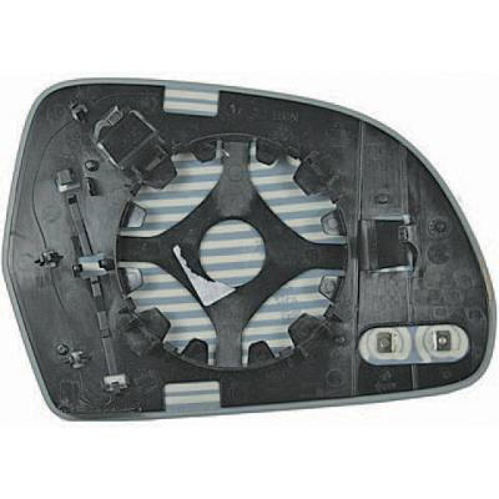 Vidro de espelho, espelho retrovisor exterior Direito para Skoda Octavia Berlina/Carrinha 08-13