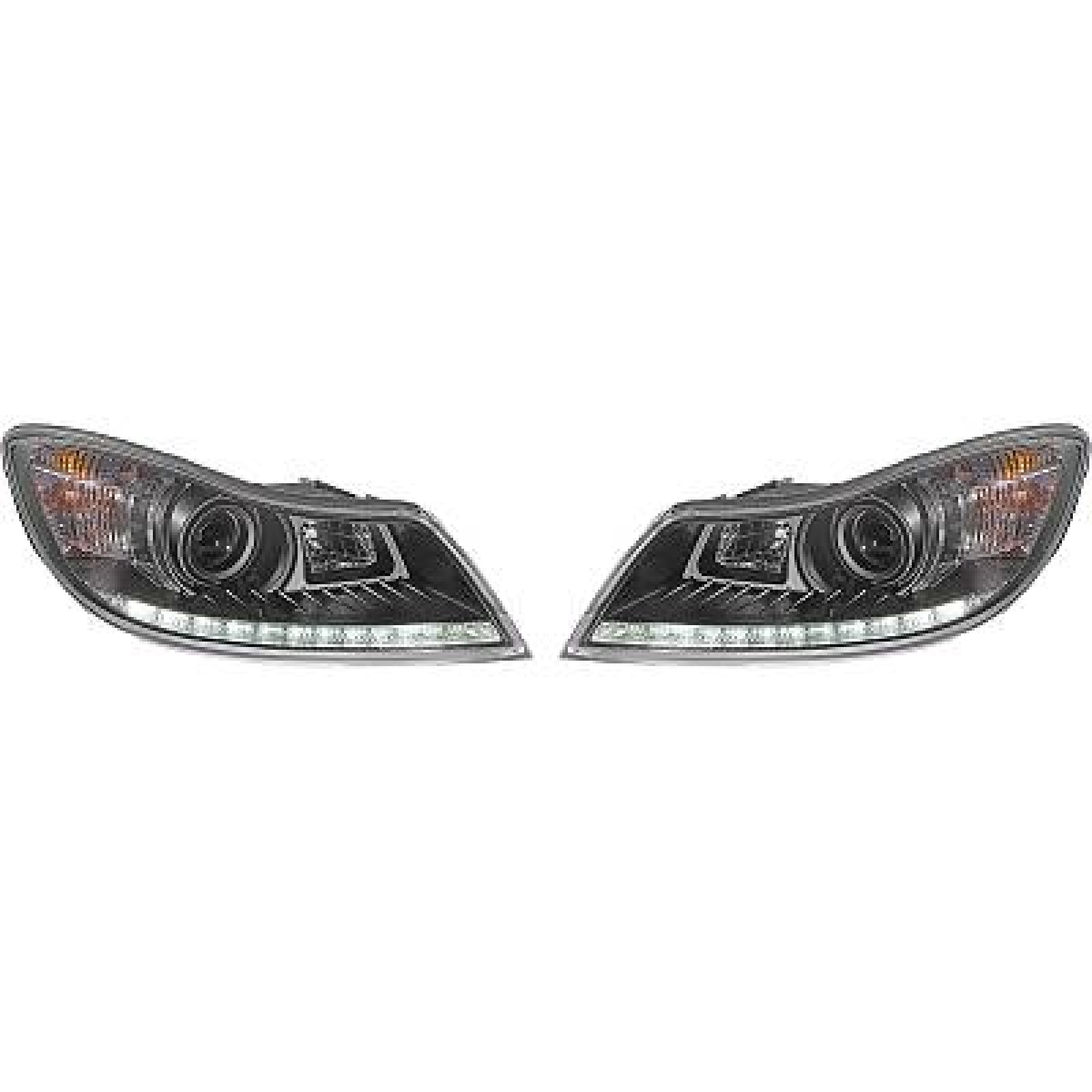 Jogo de faróis principais para Skoda Octavia Berlina/Carrinha 08-13