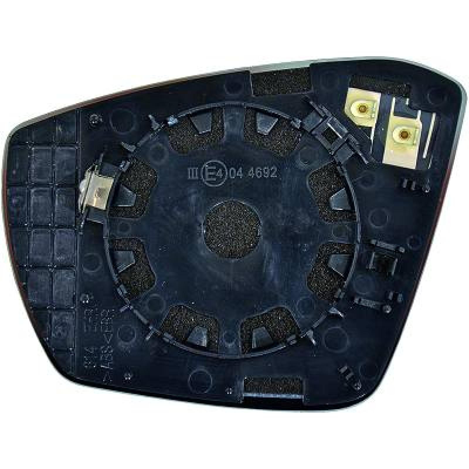 Vidro de espelho, espelho retrovisor exterior Direito para Skoda Octavia Berlina/Carrinha 13-17