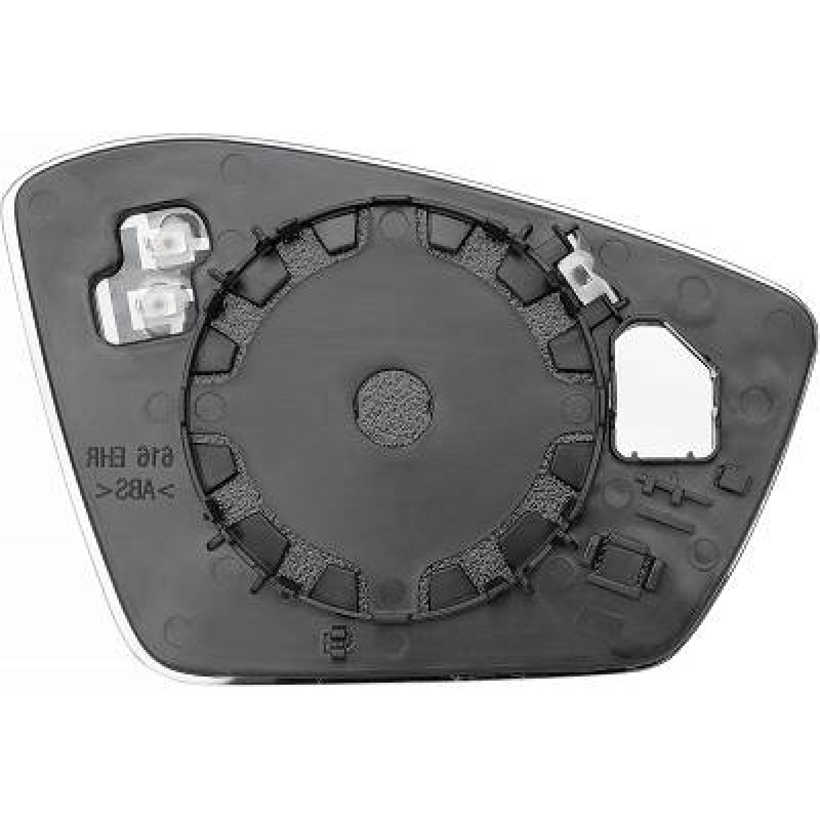 Vidro de espelho, espelho retrovisor exterior Esquerdo para Skoda Superb Berlina/Carrinha 15-19
