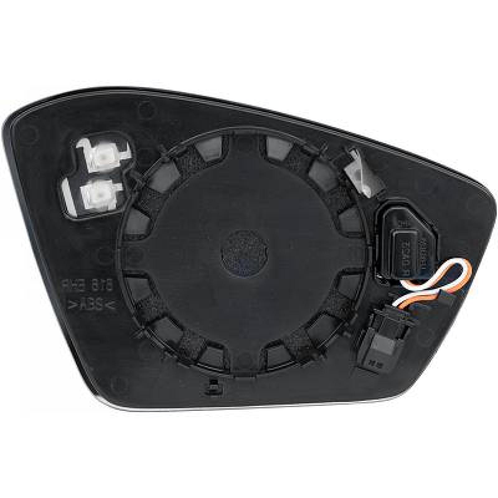 Vidro de espelho, espelho retrovisor exterior Esquerdo para Skoda Superb Berlina/Carrinha 15-19