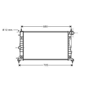 Radiador, arrefecimento do motor para Opel Vectra B 99-02
