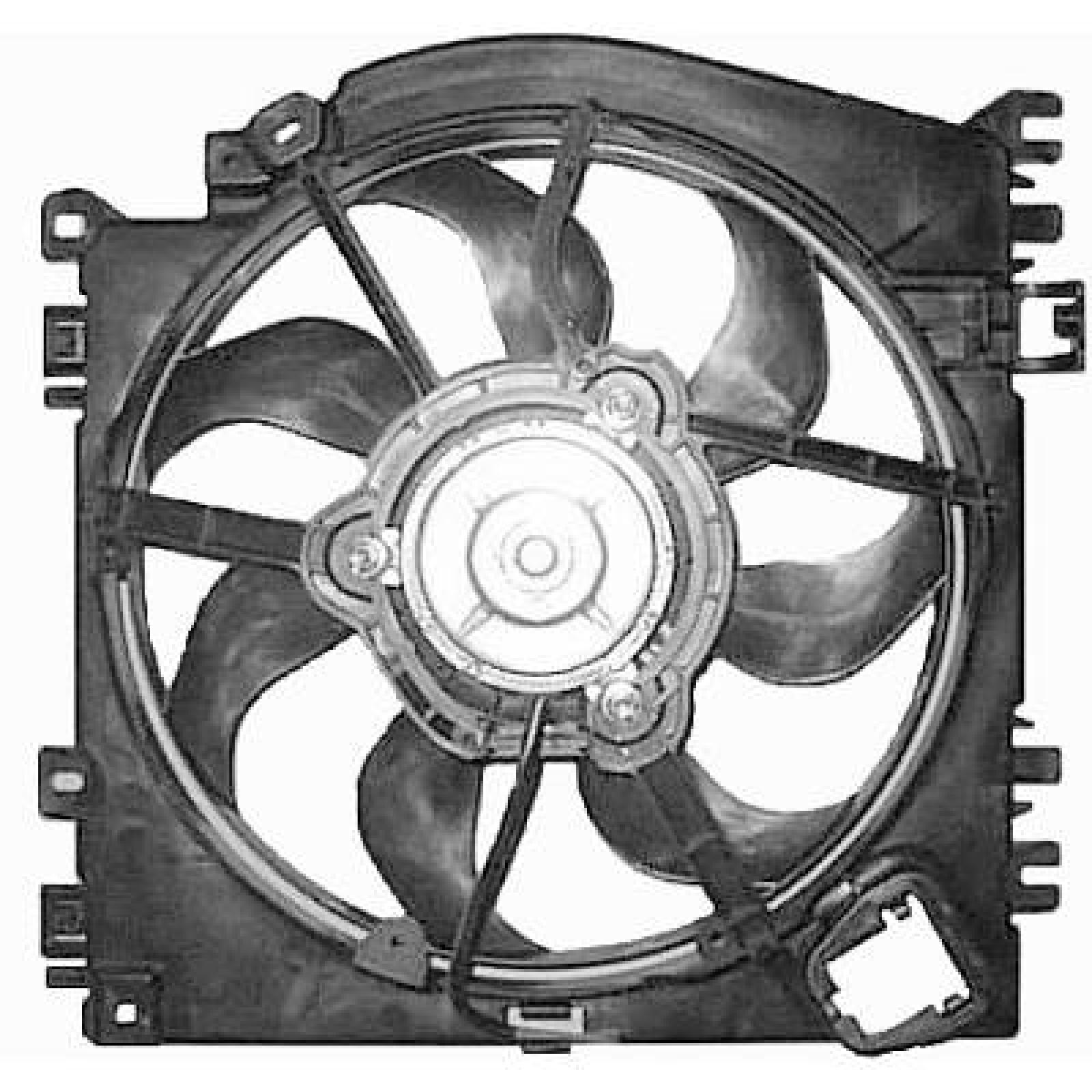 Ventilador, refrigeração do motor para Renault Modus/Grand Modus 08->>