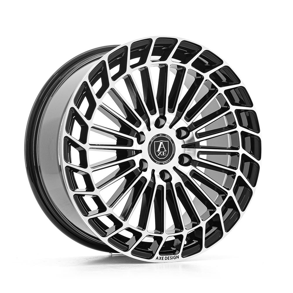 Jante 1AV EX45 18x8 ET45 6x120 - GLOSS BLACK & POLISHED