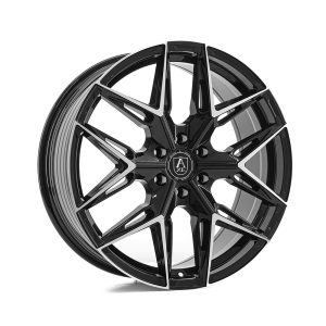 Jante 1AV EX47T 20x8,5 ET45 6x130 - GLOSS BLACK & POLISHED