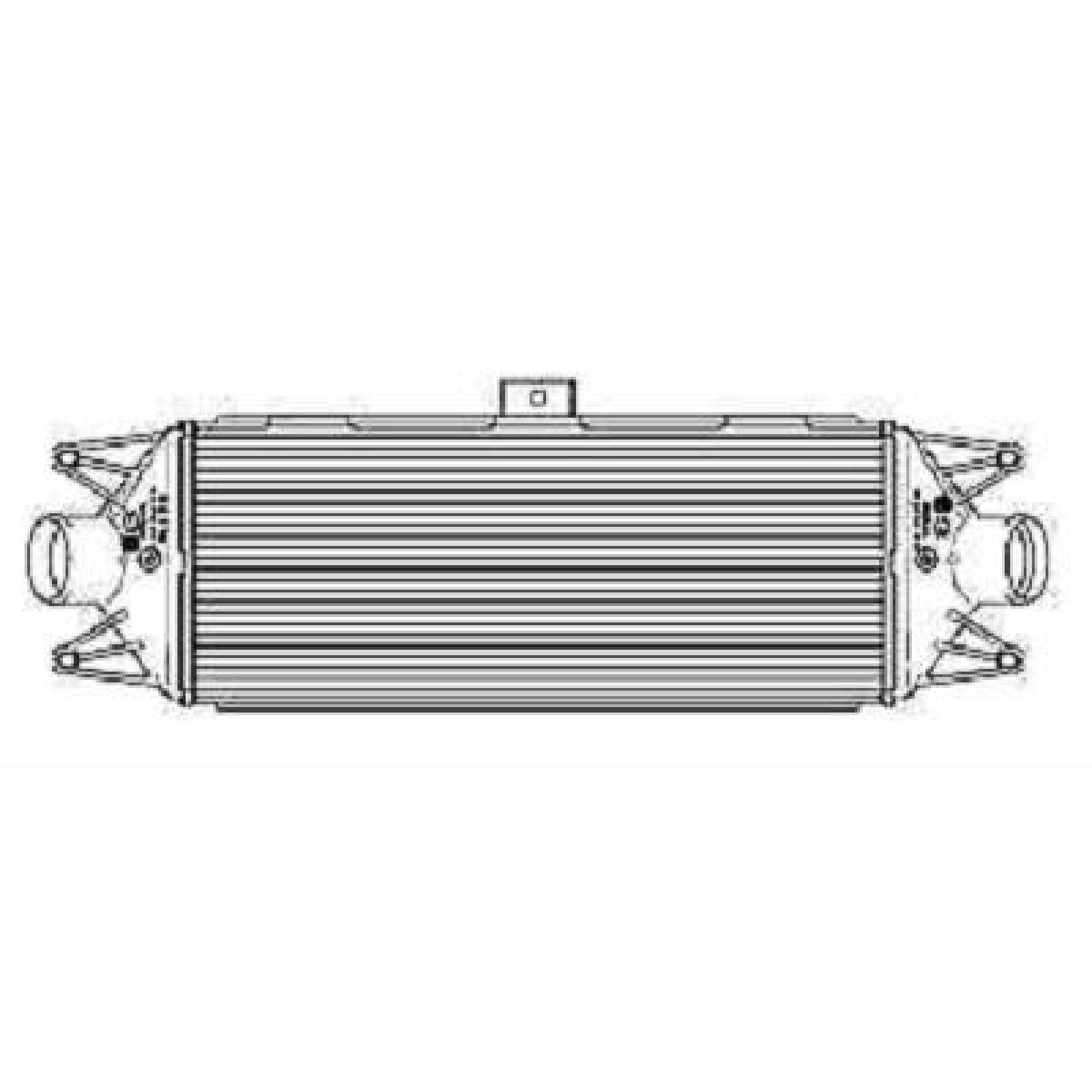 Radiador do ar de sobrealimentação para Fiat Iveco Daily 00-06