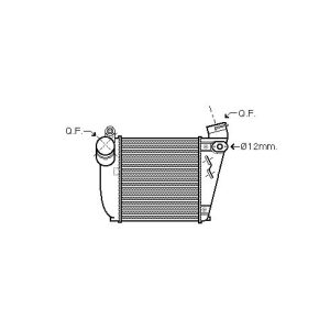 Radiador do ar de sobrealimentação para Skoda Octavia Berlina/Carrinha 96-04
