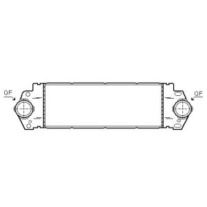 Radiador do ar de sobrealimentação para Volkswagen T5 Multivan/Caravelle 03-09
