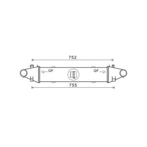 Radiador do ar de sobrealimentação para Mercedes Classe E E220-500 W212 09-13