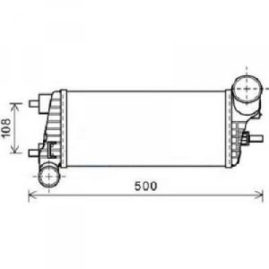 Radiador do ar de sobrealimentação para Ford Focus IV Berlina/Carrinha (CB8) 11-14