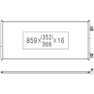 Condensador, ar condicionado para Ford Transit 00-06