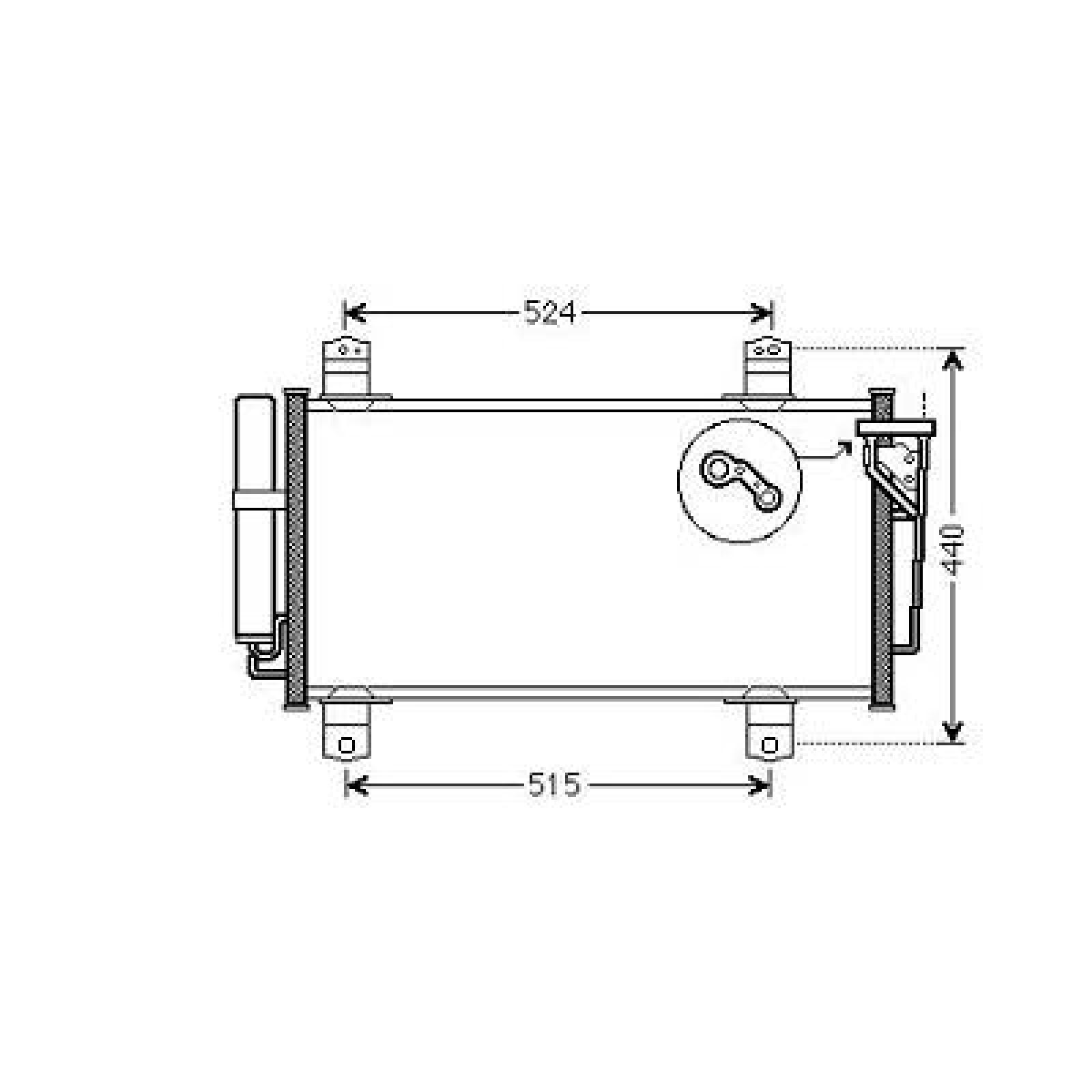 Condensador, ar condicionado para Mazda 6 Berlina/Carrinha 07-12