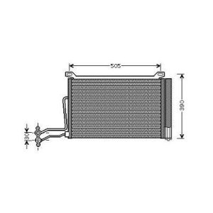 Condensador, ar condicionado para BMW Mini (R50/52/53) 01-06