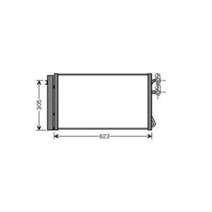 Condensador, ar condicionado para BMW 1-Série (E81/E87/E82/E88) 07-11