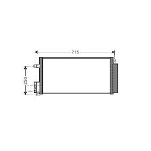 Condensador, ar condicionado para Fiat Grande Punto 05-09