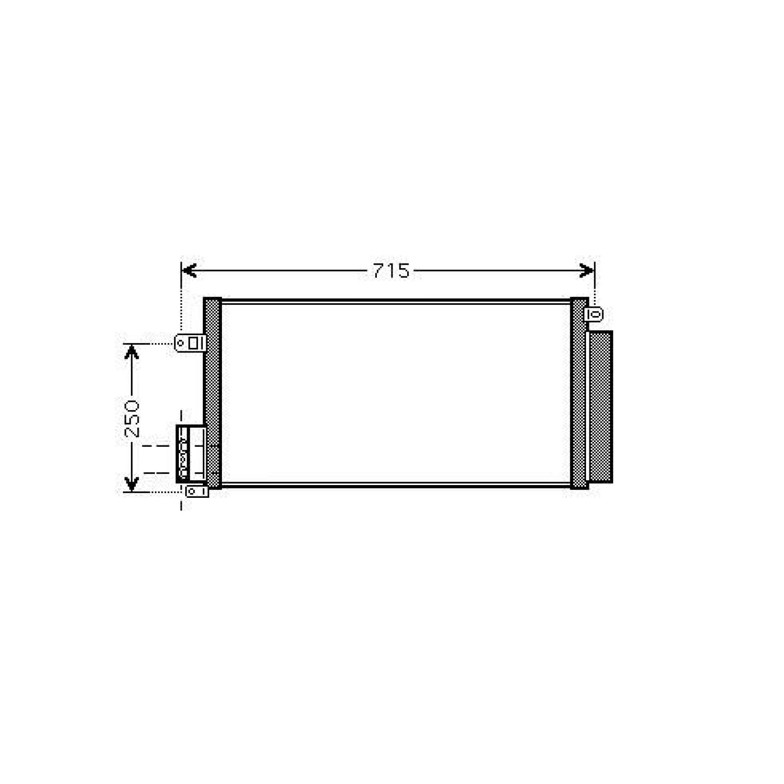 Condensador, ar condicionado para Opel Corsa D 3/5 portas 06-11