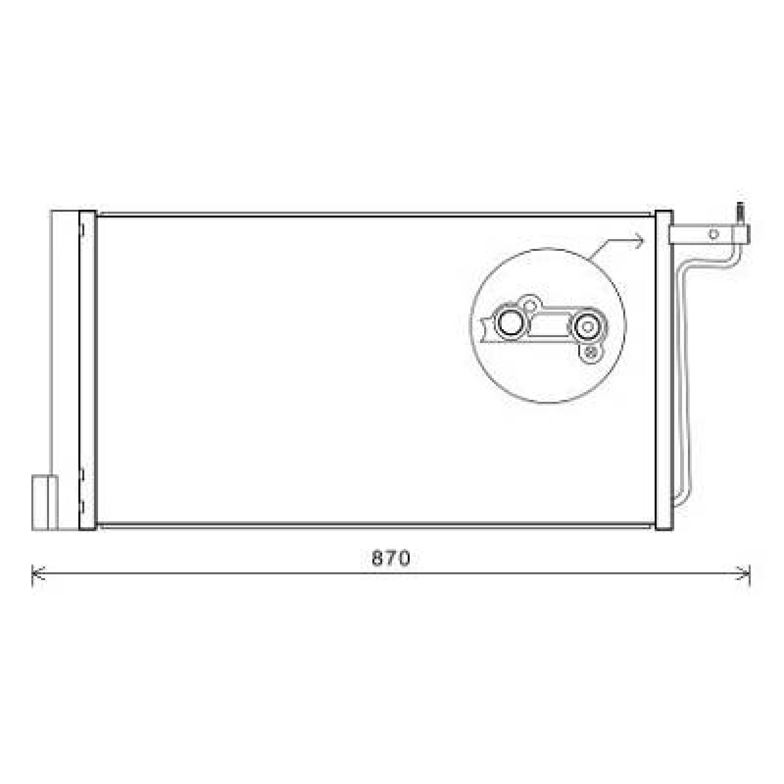 Condensador, ar condicionado para Ford Focus IV Berlina/Carrinha (CB8) 11-14