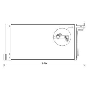 Condensador, ar condicionado para Ford C-Max 10-15
