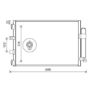 Condensador, ar condicionado para Ford Focus IV Berlina/Carrinha (CB8) 11-14