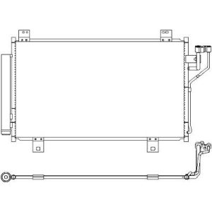 Condensador, ar condicionado para Mazda 6 Berlina/Carrinha 12->>