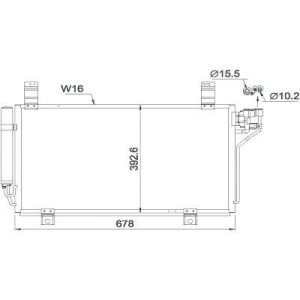 Condensador, ar condicionado para Mazda CX-5 12-17