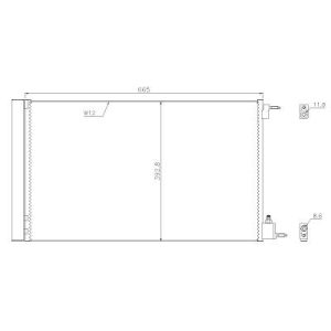 Condensador, ar condicionado para Opel Insignia Berlina/Sportstourer 13-17