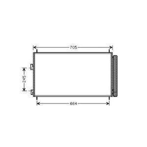 Condensador, ar condicionado para Toyota RAV 4 06-10