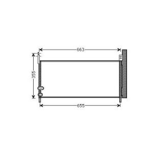 Condensador, ar condicionado para Toyota Prius TYP ZVW30 09-12