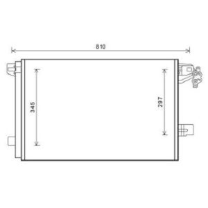 Condensador, ar condicionado para Volkswagen T5 Multivan/Caravelle 09-15