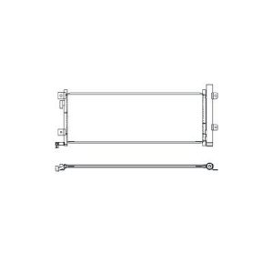 Condensador, ar condicionado para Suzuki SWIFT V 1,4 Sport