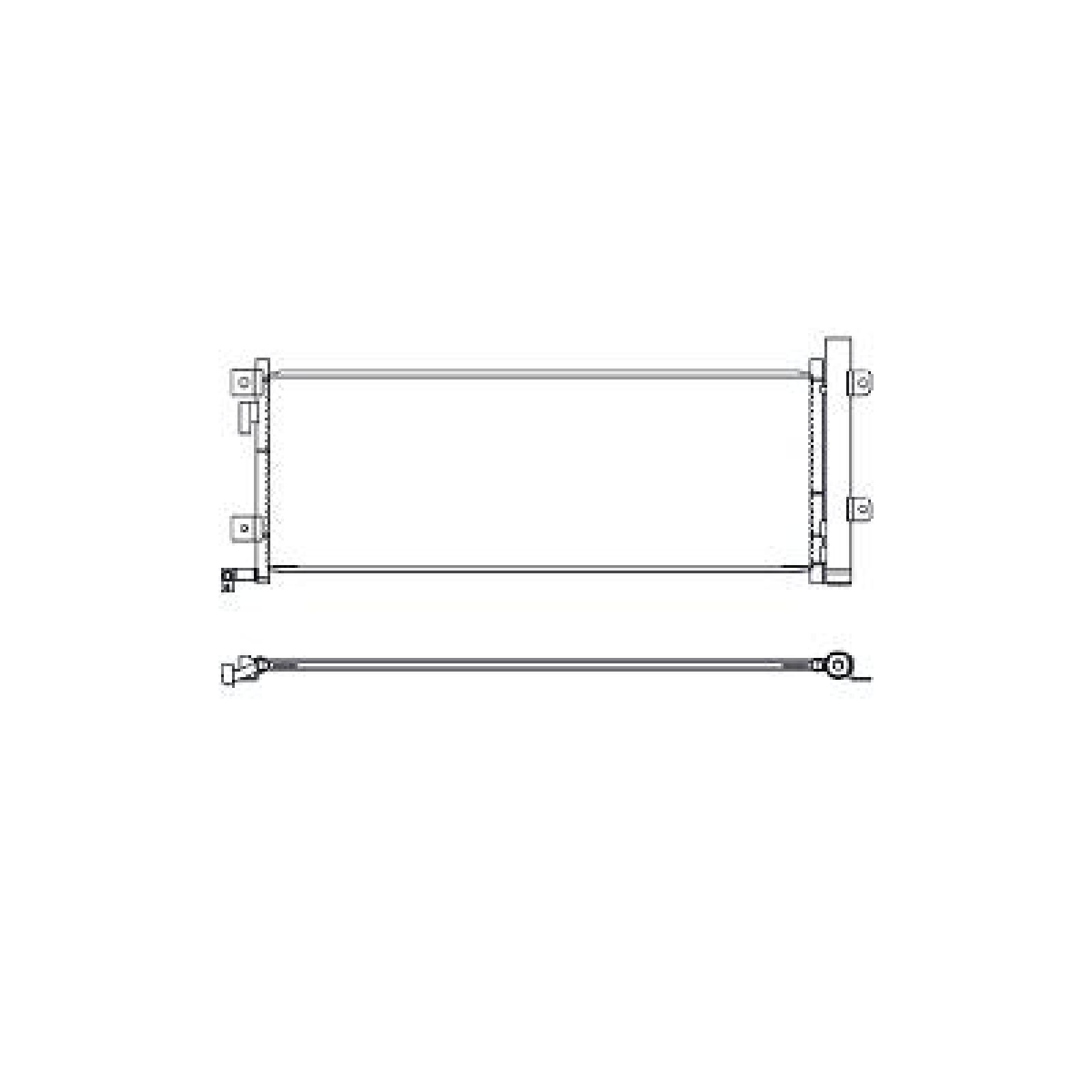 Condensador, ar condicionado para Suzuki SWIFT V 1,4 Sport