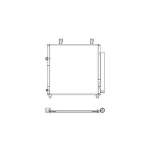 Condensador, ar condicionado para Mitsubishi Space Star 12->