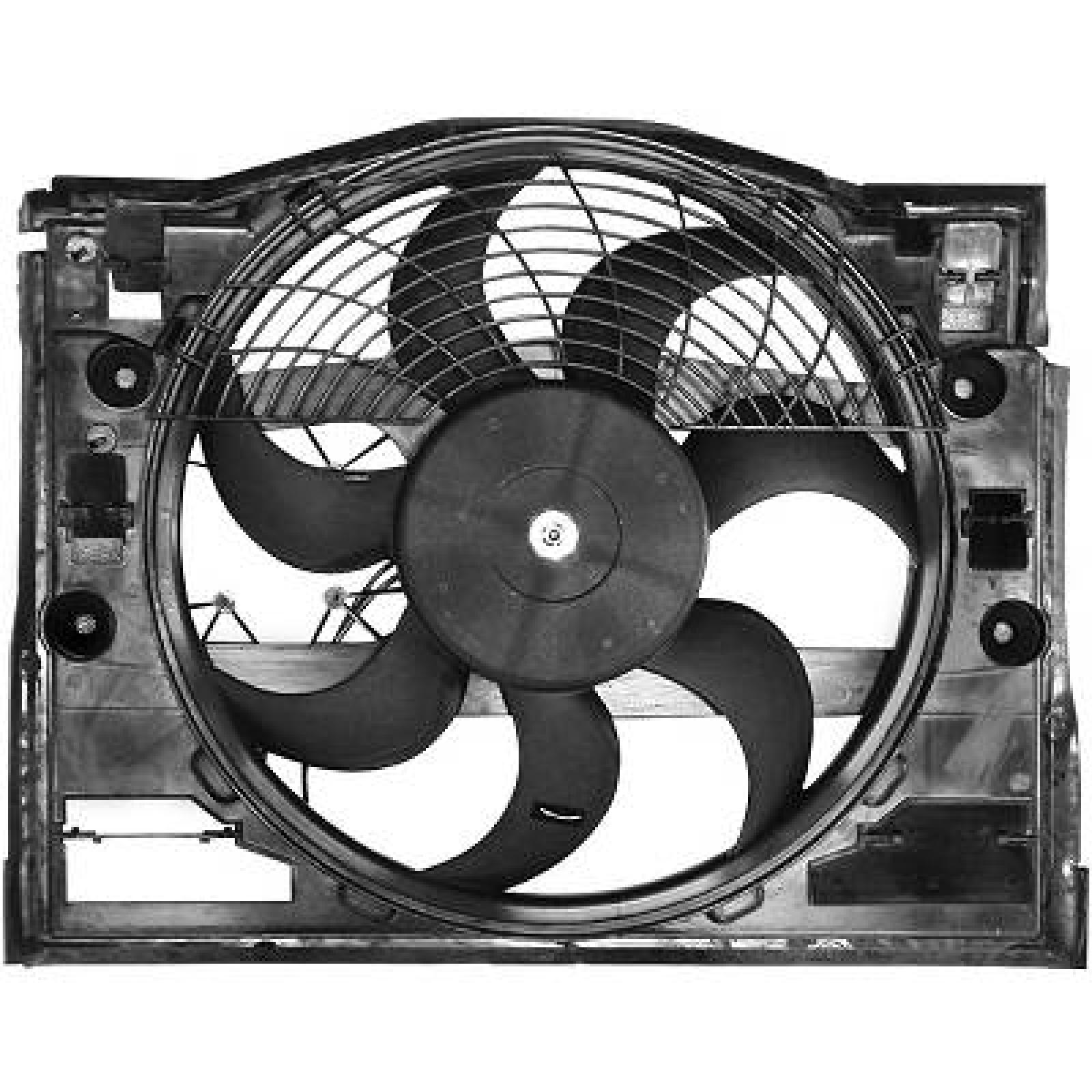 Ventilador, condensador do ar condicionado Dianteiro para BMW 3-Série (E46) Compact 01-05