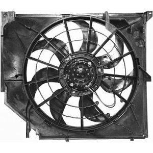 Ventilador, refrigeração do motor Dianteiro para BMW 3-Série (E46) Coupé/Cabrio 03-07