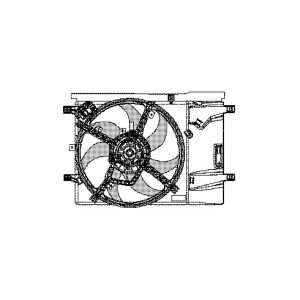 Ventilador, refrigeração do motor para Fiat Grande Punto 05-09
