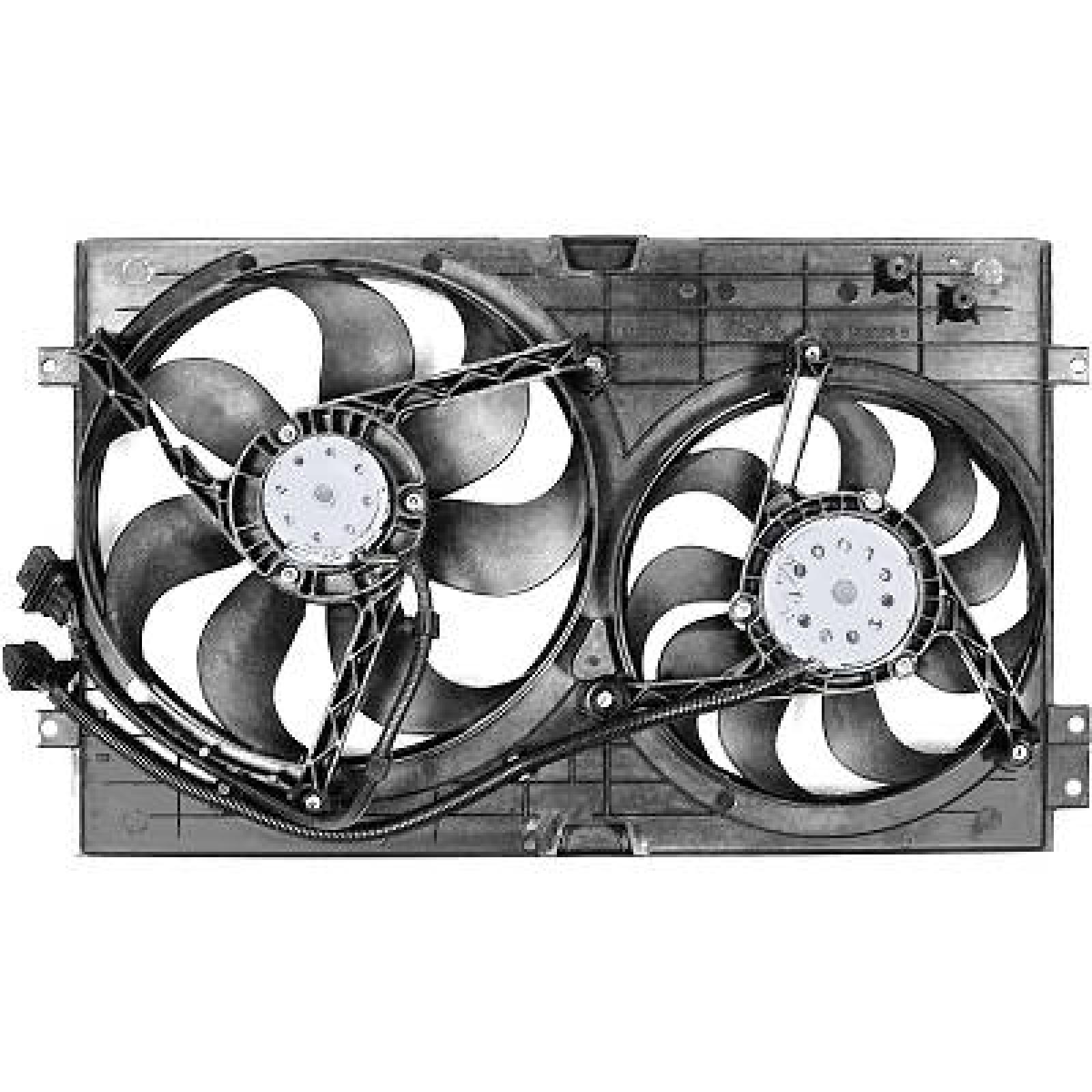 Ventilador, refrigeração do motor para Volkswagen Bora 98-05